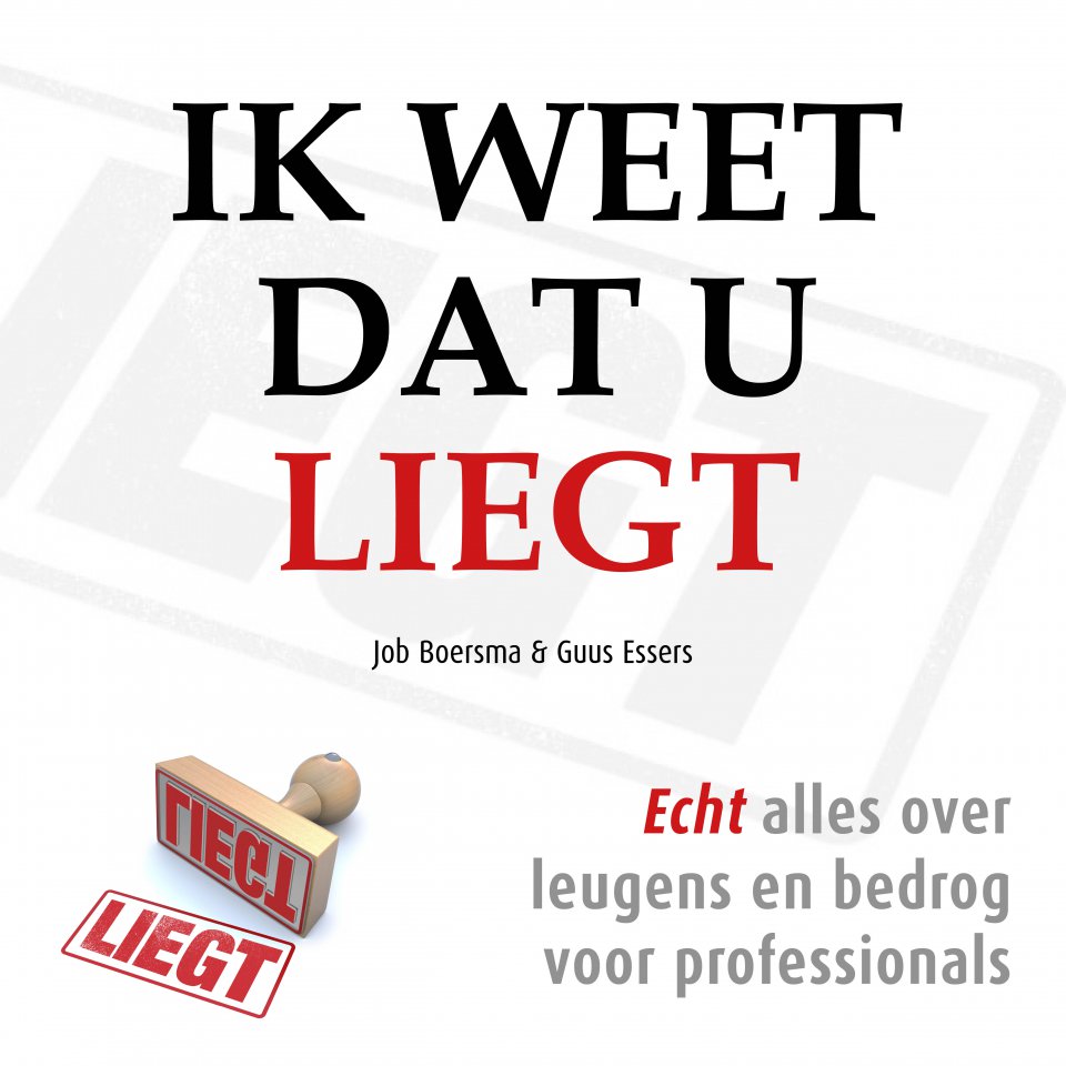 Omslagfoto van Ik weet dat u liegt